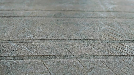 brown desk closed up patternの写真素材