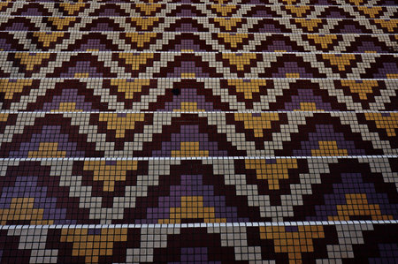 unique mosaic floor pattern