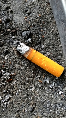 Cigarettes harm your health "no smoking"の写真素材