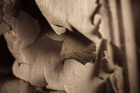 Peeling white paint backgroundの写真素材