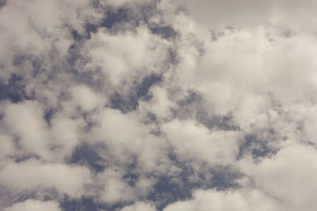 Natural background lovely blue sky with white clouds