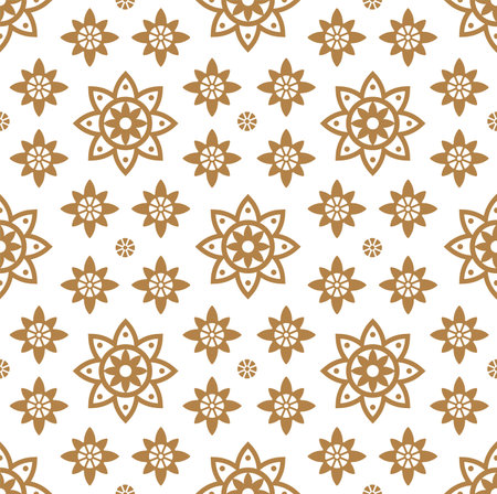 Chinese vector continuous seamless background, illustration for wallpaper, pattern texture, tile, web page background, surface texture, fabricのイラスト素材