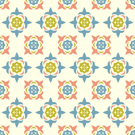 Continuous seamless background, used for wallpaper, pattern texture, tile, web page background, surface texture, fabric textureのイラスト素材