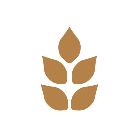 Icon illustration of rice or wheatのイラスト素材