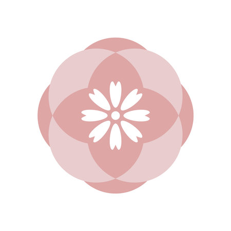 Beautiful geometric lace tile graphics and icons, pattern art and cutout vector design elementsのイラスト素材