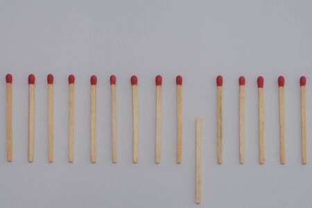 quality control concept of error red head match