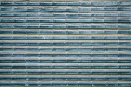 Grunge Corrugated Concrete wall, Cement tile pattern background.の写真素材