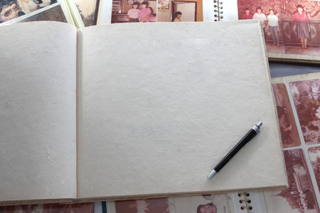 Old photo-album の写真素材