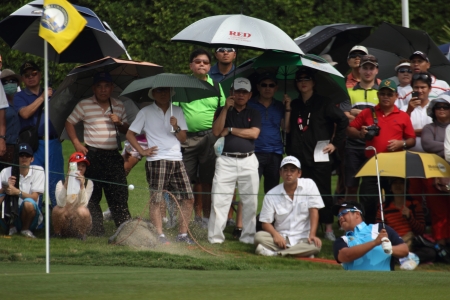THAILAND GOLF CHAMPIONSHIP  DECEMBER 12,15 2013 Amata Spiong Country Club, Chonburi ,Kiradech APHIBARNRAT (THA).のeditorial素材