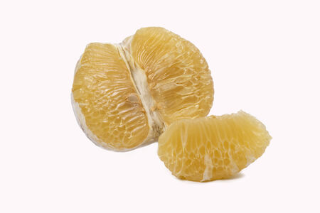 Grapefruit isolated on white background.の写真素材