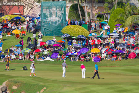 Chonburi, Thailand, December 14 : Englandâs Lee Westwood The Winner in Thailand Golf Championship 2014, at  Amata Spring Country Club,Chonburi Thailand.のeditorial素材