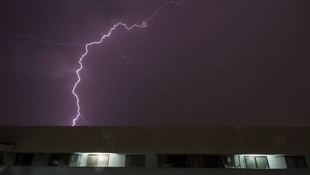 The lightning in a community of BANGKOK THAILAND.