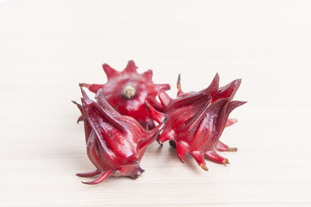 Roselle Tea; Hot tea for health.の写真素材