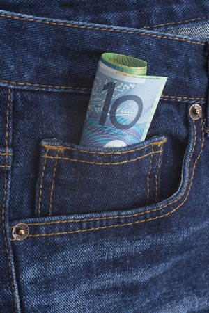 Hip Pocket of cashの写真素材
