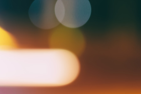 Abstract blur lights, defocused and blurred background. Circles of lightの写真素材