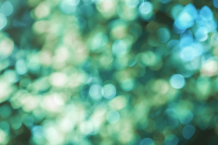 Green and blue blurred background. Circular effectの写真素材