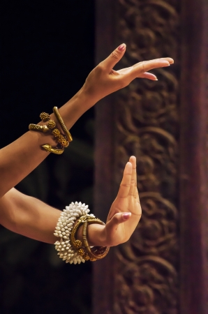 aspara dancing handsの写真素材