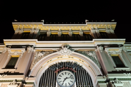the front of the general Post office of Saigon Vietnamのeditorial素材