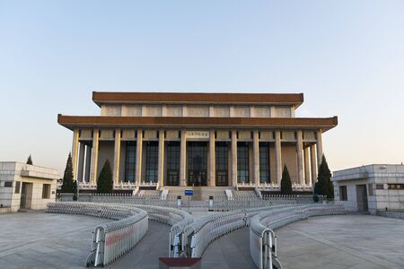 The mausoleum of Chairman Mao Ze Dong Chinaのeditorial素材