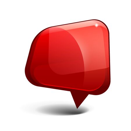 Abstract Red Shiny Glass Bannerのイラスト素材