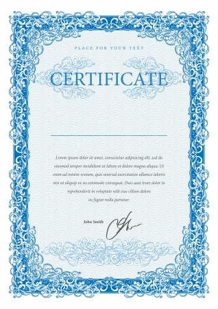 Certificate  Vector pattern that is used in currency and diplomasのイラスト素材