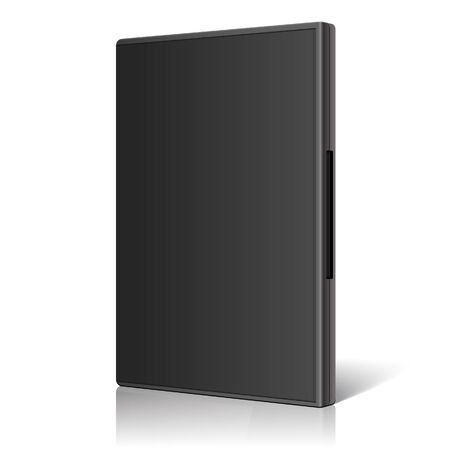 Cool Realistic Case for DVD Or CD Disk. Vectorのイラスト素材