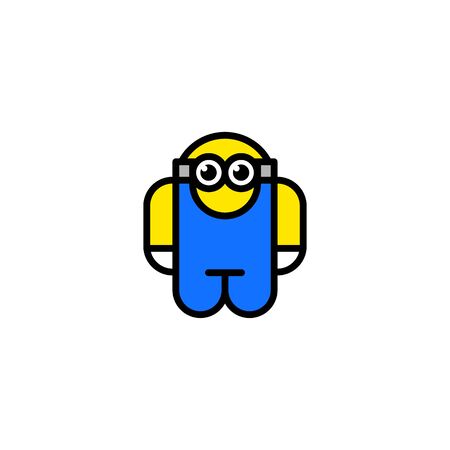 technician robot toy. vector icons, emblem, symbol For Your Designのイラスト素材