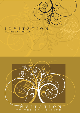 Abstract floral vector backgroundのイラスト素材