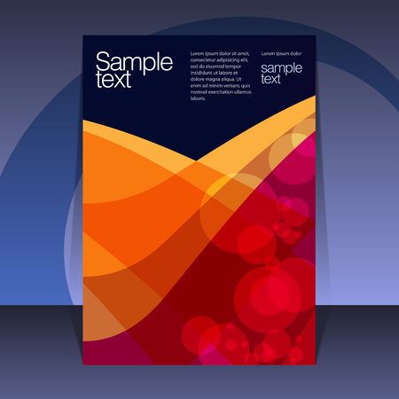 design template covers for books, booklets. Vector illustrationのイラスト素材