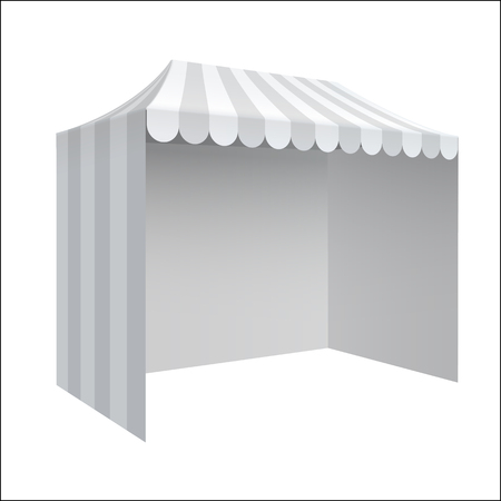 Advertising Outdoor Event Trade Show Tent.のイラスト素材