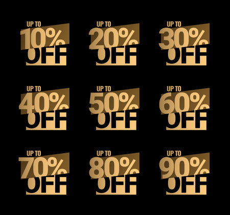 Sale of special offers. The discount with the price is from 10 to 90 percent. A set of stickers for...