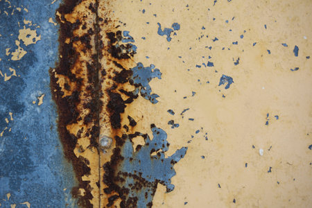 Color coating on the surface of the metal walls are degraded and sift the Topper.