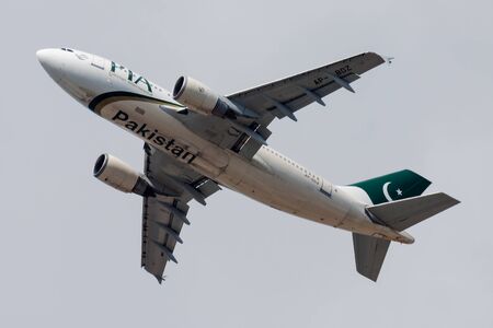 FRANKFURT / GERMANY - AUGUST 20, 2013: PIA Pakistan International Airlines Airbus A310 AP-BDZ...