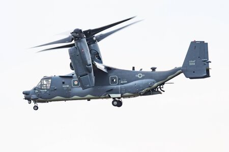 FAIRFORD / UNITED KINGDOM - JULY 13, 2018: United States Air Force USAF Boeing CV-22B Osprey 11-0058...