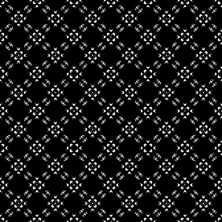 Black and white pattern texture. Bw ornamental graphic design. Mosaic ornaments. Pattern template....