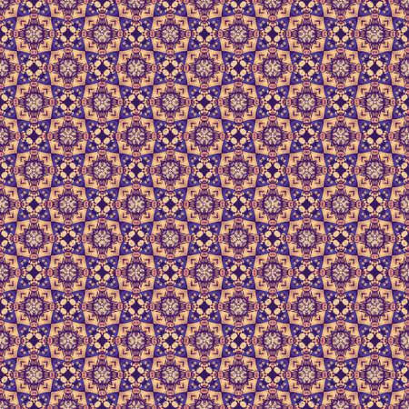 Color pattern texture. Colorful ornamental graphic design. Mosaic ornaments. Pattern template. Vector illustration.の写真素材