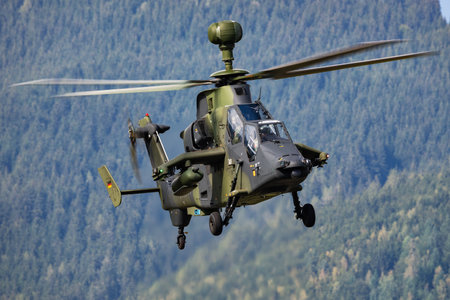 Zeltweg, Austria - September 3, 2022: German Army Airbus Helicopters Tiger. Military attack...