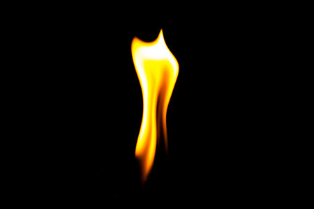 Fire flame texture. Burning material backdrop. Burn effect pattern. Blaze and torch wallpaper. Heat and haze backdrop. Exploison and hot background.の写真素材