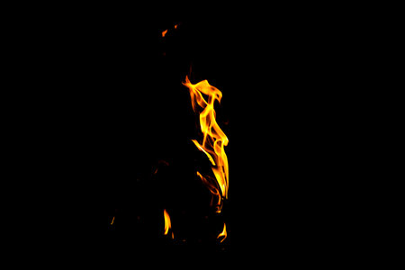 Fire flame texture. Burning material backdrop. Burn effect pattern. Blaze and torch wallpaper. Heat and haze backdrop. Exploison and hot background.の写真素材