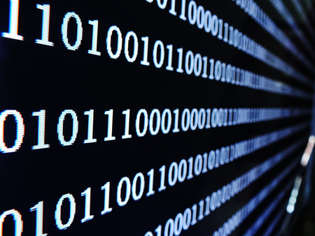 The digital data on computer screen 01  background