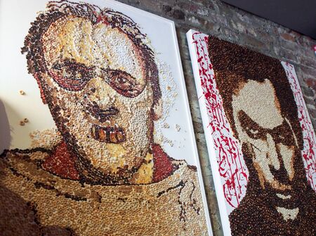 London, England - September 29 2015: Cereal Killer Cafe at Stables Market, Camden Townのeditorial素材