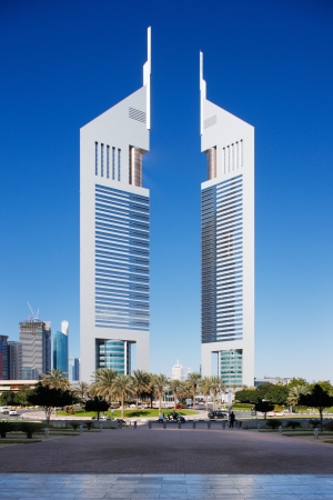 The Cityscape of Dubai is graced with many beautiful towers and skyscrapersのeditorial素材
