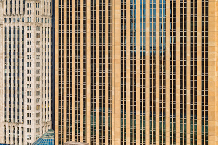 An abstract view of the city architecture of Minneapolis, MN, USAの写真素材