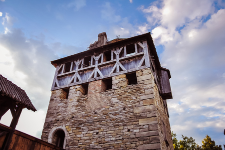 Ecomuseum of Alsace, the outdoor living museum, presentation of craftsmen and traditional houses of a village / Ungersheimのeditorial素材