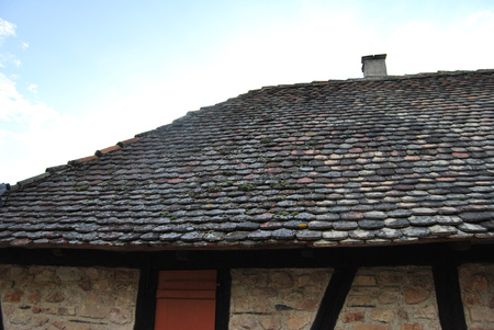 Ecomuseum of Alsace, the outdoor living museum, presentation of craftsmen and traditional houses of a village / Ungersheimのeditorial素材