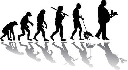 Funny evolution in obtaining food by man.
From prehistoric times to the modern world.