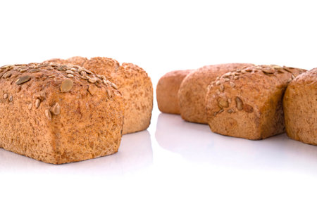 Several types of country bread with different taste and aroma. They contain large amounts of fiber....