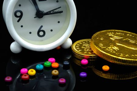 time to make moneyの写真素材