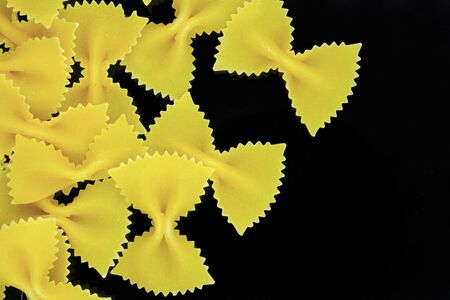 exortic form of ordinary pastaの写真素材
