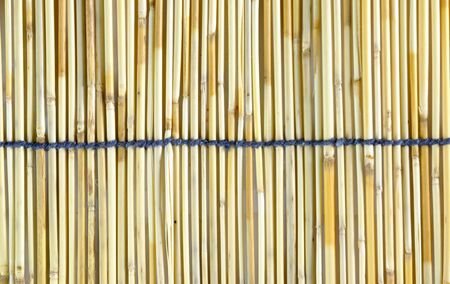 an oriental style mat made of reedの写真素材